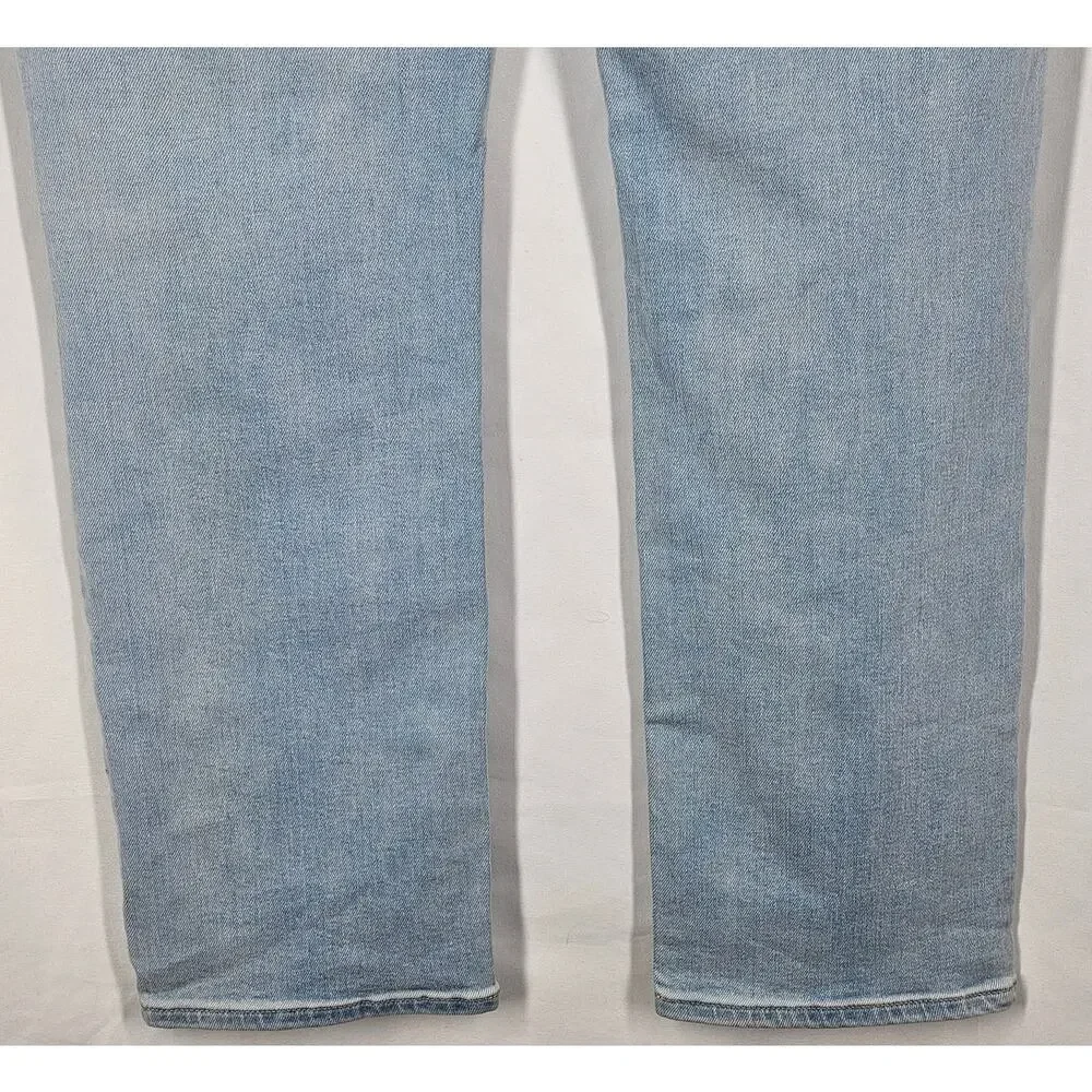 NYDJ WOMEN'S SHERI SLIM LIFT X TUCK TECHNOLOGY BLUE JEAN PANT SIZE 16, 38W X 29L